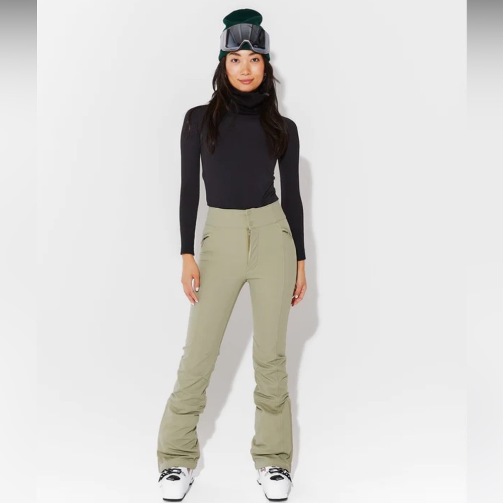NWT Halfdays emma soft shell pant sage